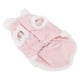 thumbnail image 5 of Abrigo de suéter para mascotas, estilo chaleco cálido de felpa de invierno, ropa suave y esponjosa para mascotas para perros pequeños, color rosa XL, 5 of 13