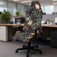 thumbnail image 4 of SCRAWLGOD Camo Hunting Print Gaming Chair Cover for Cats Stretch Non Slip Furniture Protector Anti Dust Anti Scratch Computer Chair Slipcover with Armrest Covers, 4 of 9