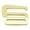 Light Gold, variant on Waved Buckles Metal Slide Buckles Webbing Release Adjustable Backpacks Strap Buckles Replacement