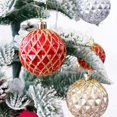 thumbnail image 3 of LINLIN Christmas Painted Balls, 6Pcs 6cm Christmas Ball Assorted Christmas Ball Christmas Pumpkin Ball for Holiday Xmas Tree Decorations, 3 of 4