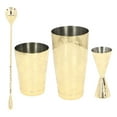 thumbnail image 4 of Professional  Shaker Set, 304 Stainless Steel, Durable  Rust,Proof, Includes Jigger  Strainer, 4 of 6