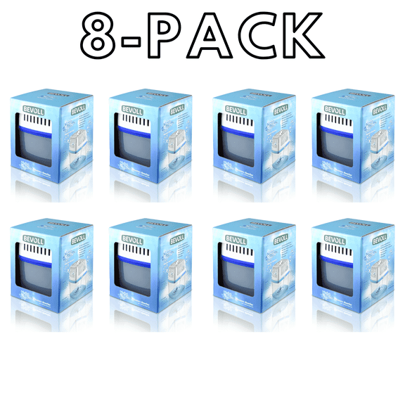 Moisture Absorbers - Dehumidifiers 8 Pack 17.6 oz Strong Odor Eliminator for Home Basement Bathroom Bedroom Car rv Safe Closet,