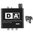 thumbnail image 1 of Decodificador convertidor de audio digital a analógico coaxial de fibra óptica Salida de 3,5 mm 100-240 V Enchufe negro de EE. UU., 1 of 5