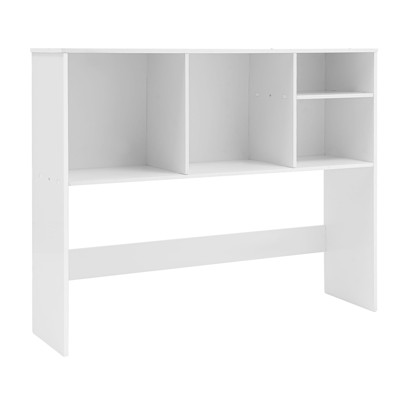 Office Desk Bookshelf Holder, Table Standing Desk Book Organizer White 37*9.5*28.7in