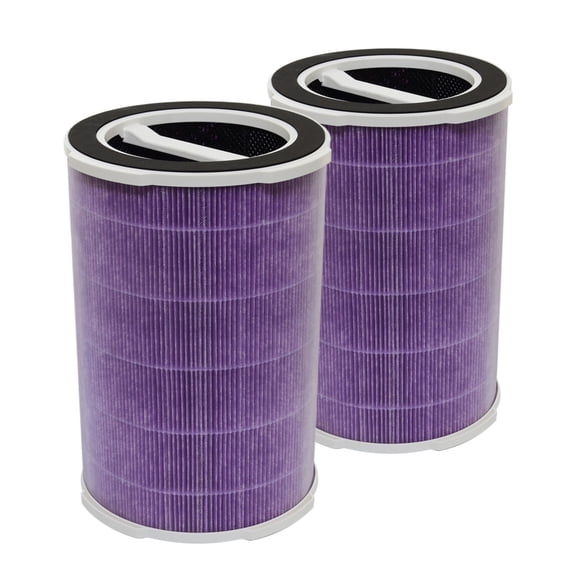 PUREBURG Replacement Filter Compatible with Welov P200S P200 Pro Air Purifiers, 2-Pack H13 HEPA  Activated Carbon 2-in-1 For Air Clean 4-Stage Filtration