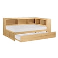 thumbnail image 4 of Lexicon Lit d'Angle Contemporain pour Lit Simple avec Tiroir-Lit Simple en Pin Naturel, 4 of 5