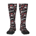 thumbnail image 2 of Lsque Vintage Skull Casino Printed Crew Socks Men's Women's LightWeight Thin Casual Calf Socks ,Knee High Socks,Cotton Socks, 2 of 9