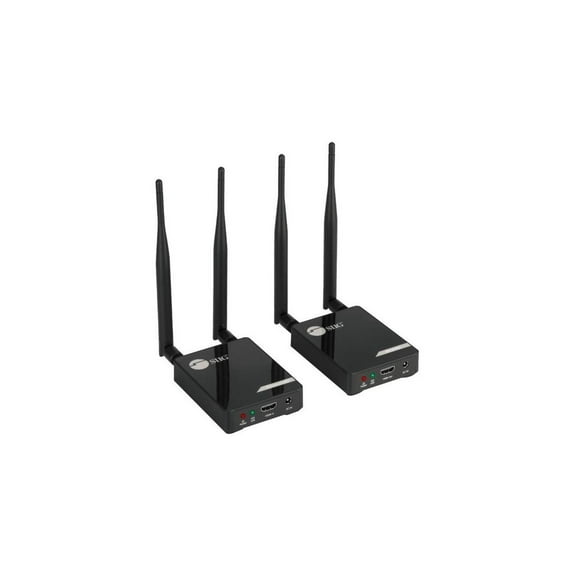 SIIG Dual Antenna 5G Wireless 1080p HDMI Extender with IR, 100M