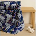 thumbnail image 4 of Soimoi Cotton Poplin Fabric Leaves,Floral Wreath & Elephant Jungle Print Fabric by the Yard 42 Inch Wide, 4 of 7