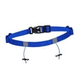 thumbnail image 2 of Quzzie Race Number Belt with Adjustable Closure And 6 Loops for Carrying Nutrition. Reflective Polyester Sports Belt. Comfortable And Secure for Racers. Blue, 2 of 8