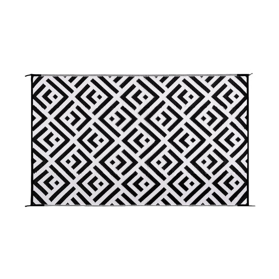 Stylish Camping Geo Design Mat 5'x8'