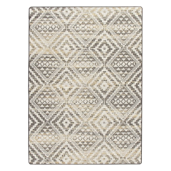 Milliken Drayton Area Rug 4000174023 Kenten Soft Diagonal Half-Brick 2' 1" x 7' 8" Runner