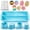 Blue, variant on Round Cake Pop Mold Set, JUNCRAFT Including 2Pcs Circle Cake Pop Cutter, 9 Inch Tray and 100Pcs Lollipop Sticks for Home Desserts Making Accessories, Blue