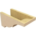 thumbnail image 5 of 7"W x 14"D x 7"H Wide Asheboro Rough Cedar Woodgrain TimberThane Corbel, Primed Tan, 5 of 6