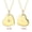 Gold, variant on Beautlace Reversible Heart Pendant Necklace for Women,18K Gold Plated Double-Sided CZ Love Heart Necklace,Love Jewelry Gift for Mom Wife Girlfriend