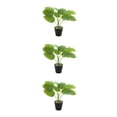 thumbnail image 1 of Bewildely ABS tortuga en maceta plantas falsas bajo mantenimiento hojas artificiales para el hogar Oficina sala de estar JH5475 Type1 NO1, 1 of 6