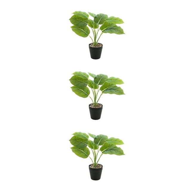 Bewildely ABS tortuga en maceta plantas falsas bajo mantenimiento hojas artificiales para el hogar Oficina sala de estar JH5475 Type1 NO1