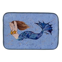 Caroline's Treasures Mermaid Dish Drying Mat