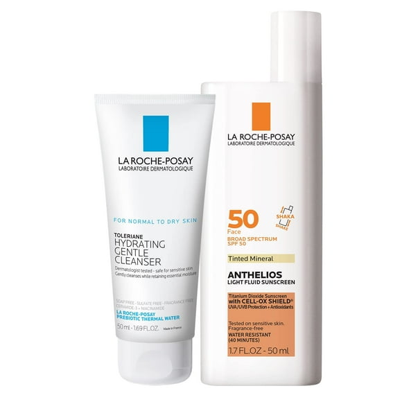 Set de protección solar La Roche-Posay Anthelios Tinted SPF 50 Travel