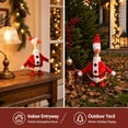 thumbnail image 6 of PYURTEP Christmas Porch Goose Outfits, 7 inch Santa Claus Clothing Suit, Decorative Reusable Goose Outfits for Statue Christmas Desktop Decor, 6 of 8