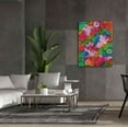 thumbnail image 6 of Epic Graffiti 'My Rainbow Garden' by Hello Angel, Giclee Canvas Wall Art, 40"x54", 6 of 8