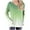 Green, variant on Tauxra Womens Casual Tops,Gradient Printed V-Neck T-Shirt for Women,Long Sleeve Raglan Sleeve Casual Loose Top,T-Shirts for Women,Womens Fashion Tops