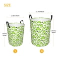 thumbnail image 3 of Fotbe Cute Frogs Cesto de Ropa con Asas, Cesto Impermeable de Gran Capacidad, Bolsa de Lavado para Dormitorio, Cesto de Ropa con Ruedas y Asas-Medium, 3 of 6