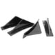 thumbnail image 4 of 4 piezas Kit de alerón de parachoques trasero Divisor con difusor de tornillo Accesorio de automóvil Estilo de fibra de carbono universal, 4 of 15