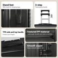 thumbnail image 6 of Smicure Luggage Sets 3 Piece with Spinner Wheel, Hardside Suitcase Set with TSA Lock, Lightweight Travel Luggage for Men and Women, Black, 6 of 8