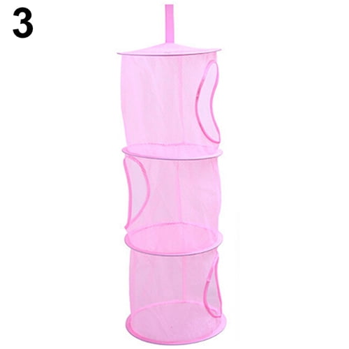 Vikenner Clear Hanging Storage Bag Case Oxford Waterproof Wall Door Closet Organiser with 16 Pockets for Gadget Makeup Toys Rose 