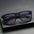 thumbnail image 5 of BIFOCAL Reading Glasses 2.50 for Women and Men. Oversized Gradient Gray Presbyopic Glasses. Square Sunglasses Black Readers +2.50, 5 of 6