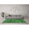 thumbnail image 3 of Ahgly Company Indoor Square Persian Emerald Green Bohemian Area Rugs, 5' Square, 3 of 4