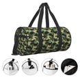 thumbnail image 3 of Pofeuu Camouflage Dinosaur Print Travel Duffel Bag,Sports Tote Gym Bag,Shoulder Weekender Overnight Bag for Women Gym Bag, 3 of 6