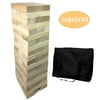 Giant Toppling Tower Timbers Blocks Game Stacking Blocks With Carrying Case for Yard Games Outdoor Fun By SPORTBEATS