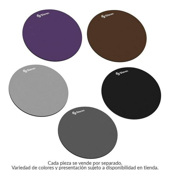 Mouse Pad Redondo Steren con superficie para mouse óptico WMS-5300