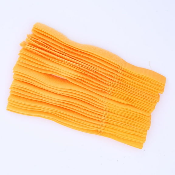 WHAMVOX 50Pcs Orange Nylon Cable Wrapper for Charging Cords Wire Ties for Cables Small Portable