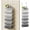White, variant on Hanging Towel Racks for Bathroom - 6 Tier Over The Door & Wall Mounted Bath Rolled Towel Storage Organizer Holder for Small Bathroom, RV, Camper, White (Patented)