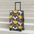 thumbnail image 5 of Uemuo Mouse Cheese Printed Washable Luggage Cover - Fashion Suitcase Protector Fits 18-32 Inch Luggage -Large, 5 of 9