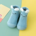 thumbnail image 2 of XFHLMJFF Cute Comfortable Shoes for Boys Girls Socks Shoes Warm Floor Socks Non Breathable Prewalker Shoes Suitable for Daily Holiday Wear 6-12M, 2 of 4