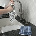 thumbnail image 5 of RITZ 3-Pack Terry Check Kitchen Towel Set and 6-Pack Terry Check Dish Cloth Set, Federal Blue, 5 of 5