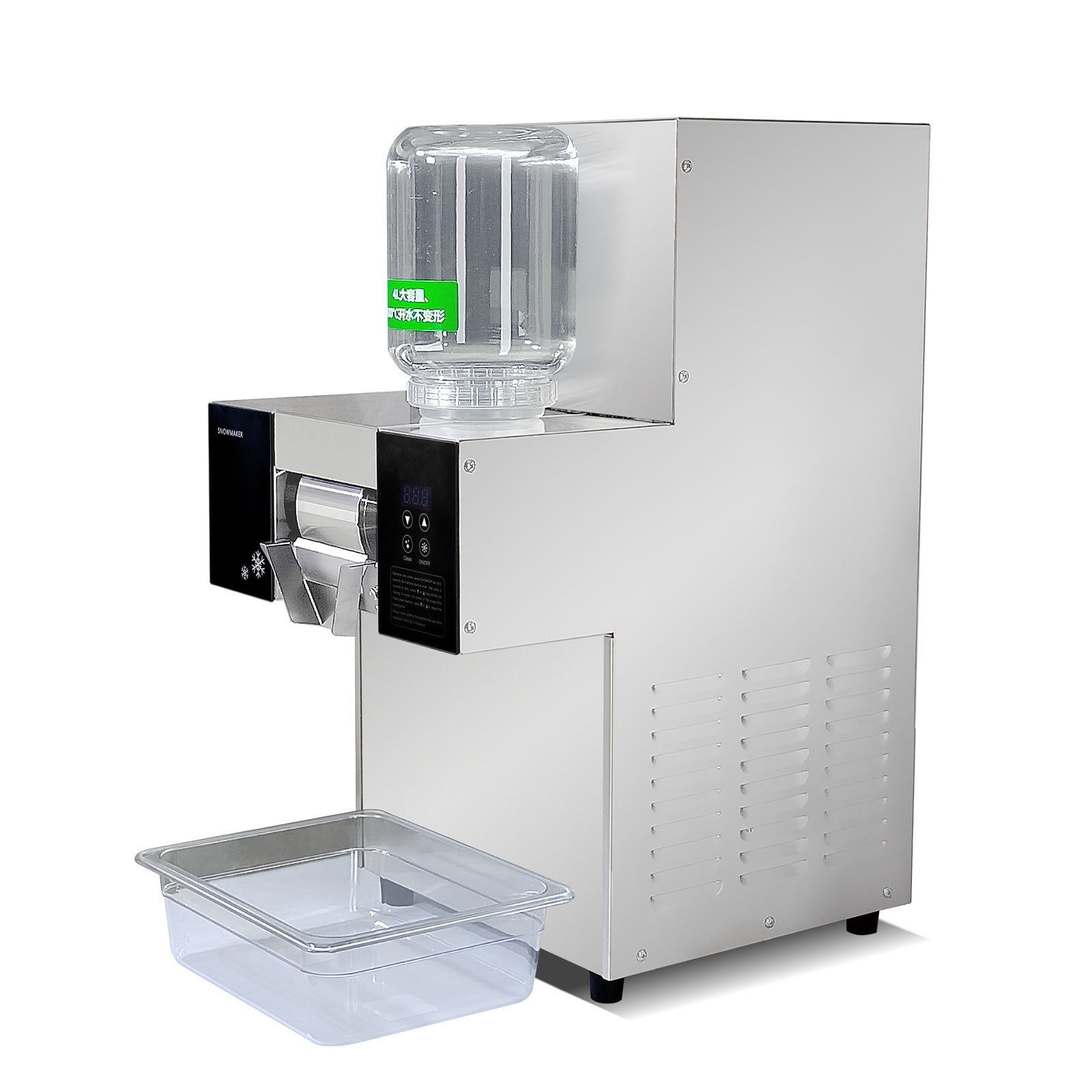 Kolice Commercial Automatic Snowflake Ice Machine, Shaved Ice Machine, Ice Crusher Shaver -440 lbs/Day, Air Cooling, Refrigerated by Compressor
