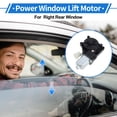 thumbnail image 2 of Unique Bargains Right Rear Power Window Regulator Lift Motor for Cadillac SRX 2010-2015 No.22847912 2 Pin Car Window Glass Lift Motor, 2 of 8