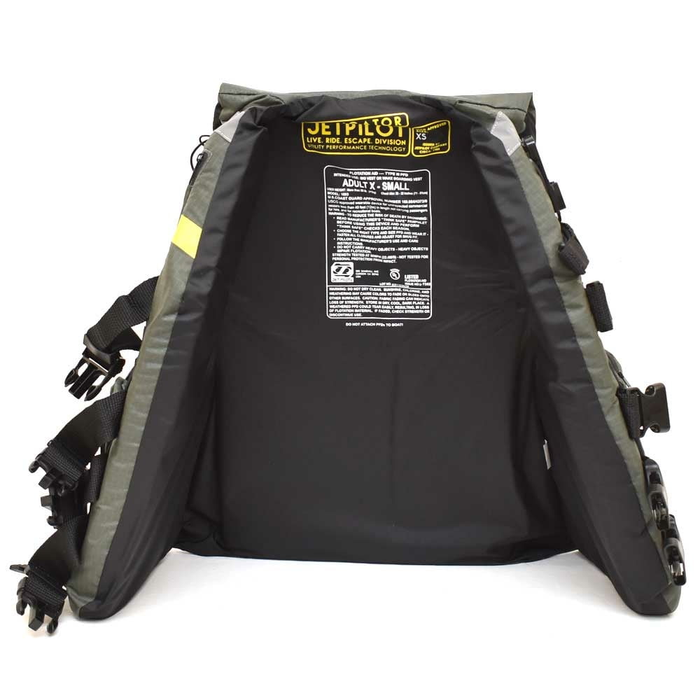 Jet Pilot Boat Life Jacket JP20102 | Adult Extra Small Gray Black