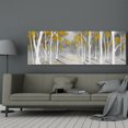 thumbnail image 2 of Yellow birch forest - 20"x60" canvas - Print on demand, 2 of 5
