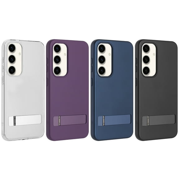 Samsung Galaxy S24 Plus Phone Case, Slim Durable Shock Resistant Kickstand for Samsung Galaxy S24 Plus Phone Case Black