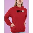 thumbnail image 2 of Hello Daisy Flower Hoodie Women -Image by Shutterstock, Female 5X-Large, 2 of 4