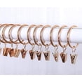 thumbnail image 1 of Lot de 60 Anneaux de Rideau Ronds Antirouille Diamètre Intérieur 1,26 Pouce Anneaux Coulissants en Acier Massif Anneaux de Draperie Anneaux de Clip de Fenêtre, 1 of 2