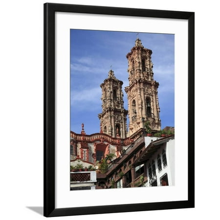 Colonial Silver Santa Prisca Church, Taxco, Colonial Town Well Known For Its Silver Markets, Guerrero State, Mexico Framed Print Wall Art By Wendy Connett ()