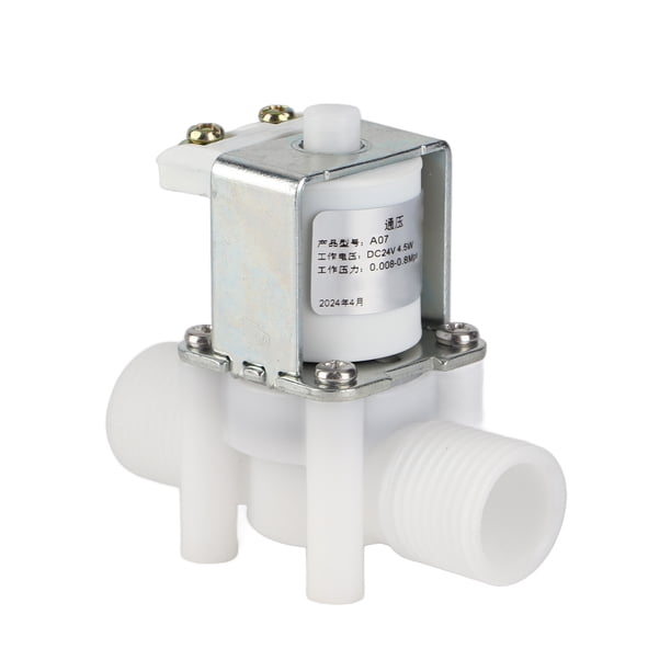 Válvula Electromagnética, ABS+Válvula Solenoide De Acero Inoxidable 1/2 Para Calentadores De Agua Solar, Normalmente Dispensador De Aguas Abiertas Sin Fuga Sin Deformación Con