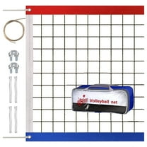 Soapow Indoor and Outdoor Polyethylene Volleyball Net, 32ft x 3ft